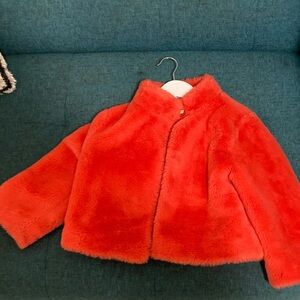 Janie and Jack faux fur jacket